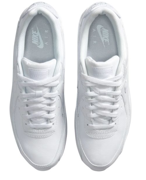 Nike Air Max 90 LTR 'Triple White' Sneakers - CZ5594-100