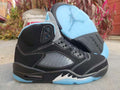 Air Jordan 5 Black University Blue | Carolina Nightfall