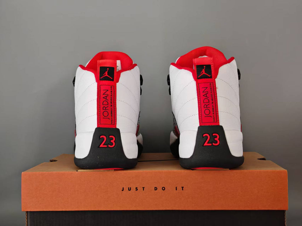 Air Jordan 12 Retro "Scarlet Signature" | Summit White Varsity Red