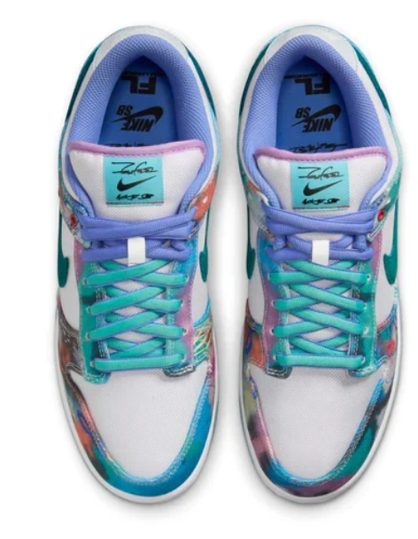 Nike SB Dunk Low Futura Laboratories 'Bleached Aqua' Sneakers - HF6061-400